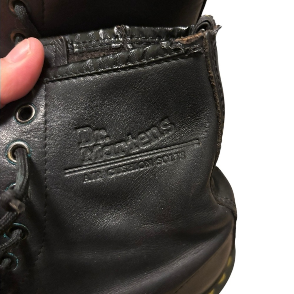 Dr. Martens Boots Women size 4 Vintage Y2K Made in England Black 1450 - Picture 3 of 9